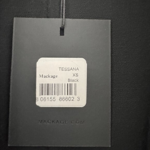 Mackage "Tessana" Long Vest in Black, size XS - Picture 6 of 7